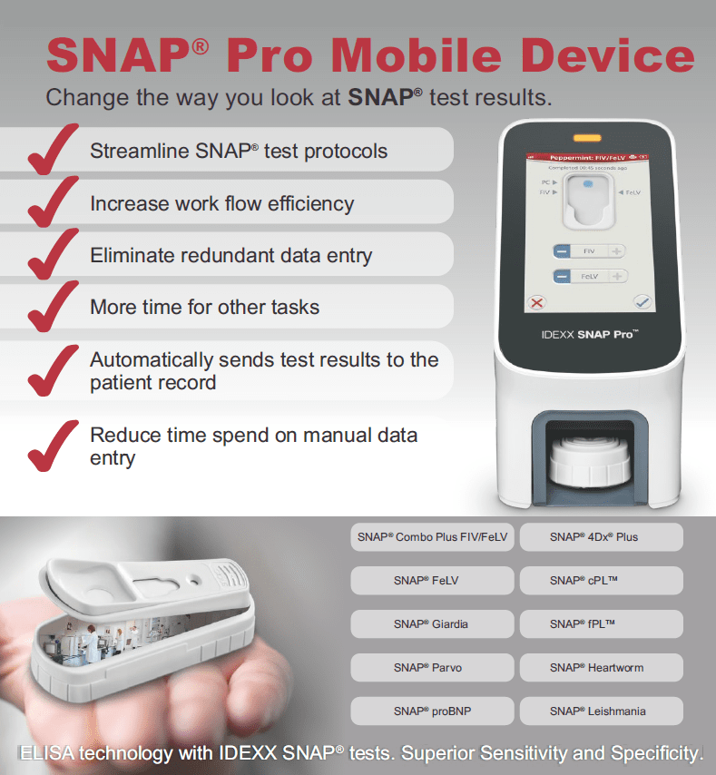 The IDEXX SNAP Pro Mobile Device